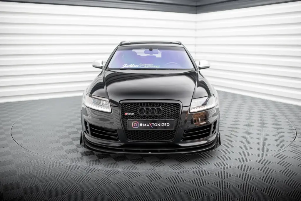 Front Splitter Street Pro + Flaps compatible with Audi RS6 Avant C6