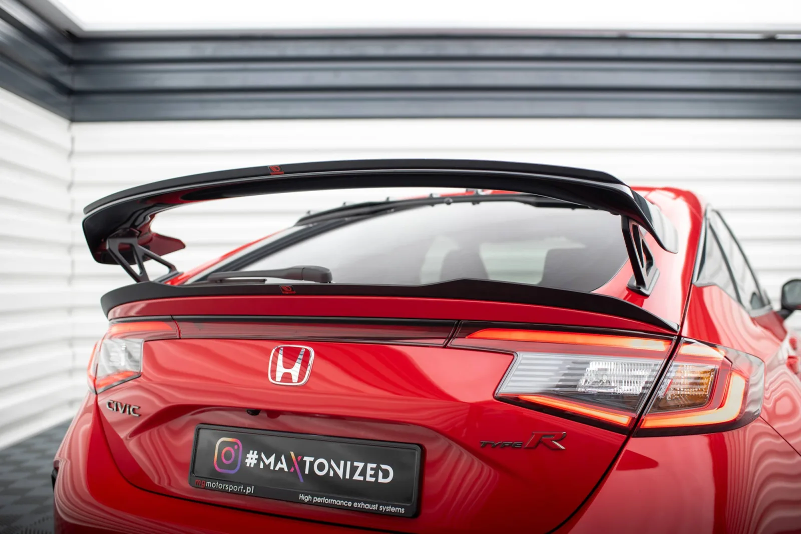 Lower Spoiler Extension compatible with Honda Civic Type-R Mk 11
