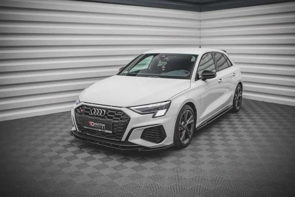Front Splitter V.4 compatible with Audi S3 / A3 S-Line 8Y