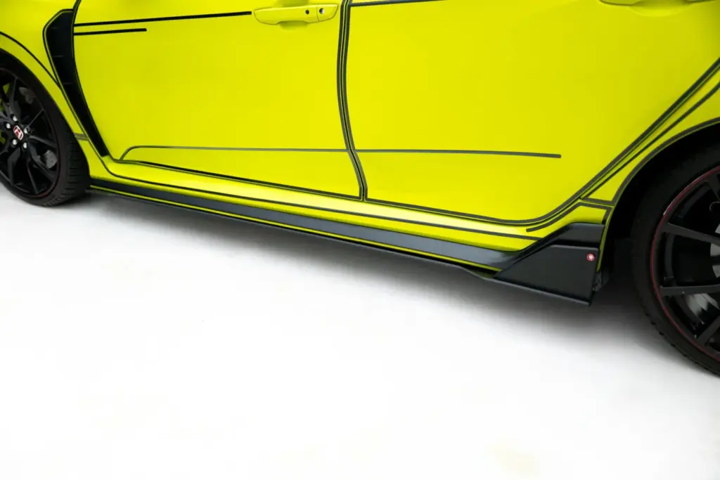 Side Skirts Diffusers Street Pro compatible with Honda Civic Type-R Mk10 / Mk10 Facelift