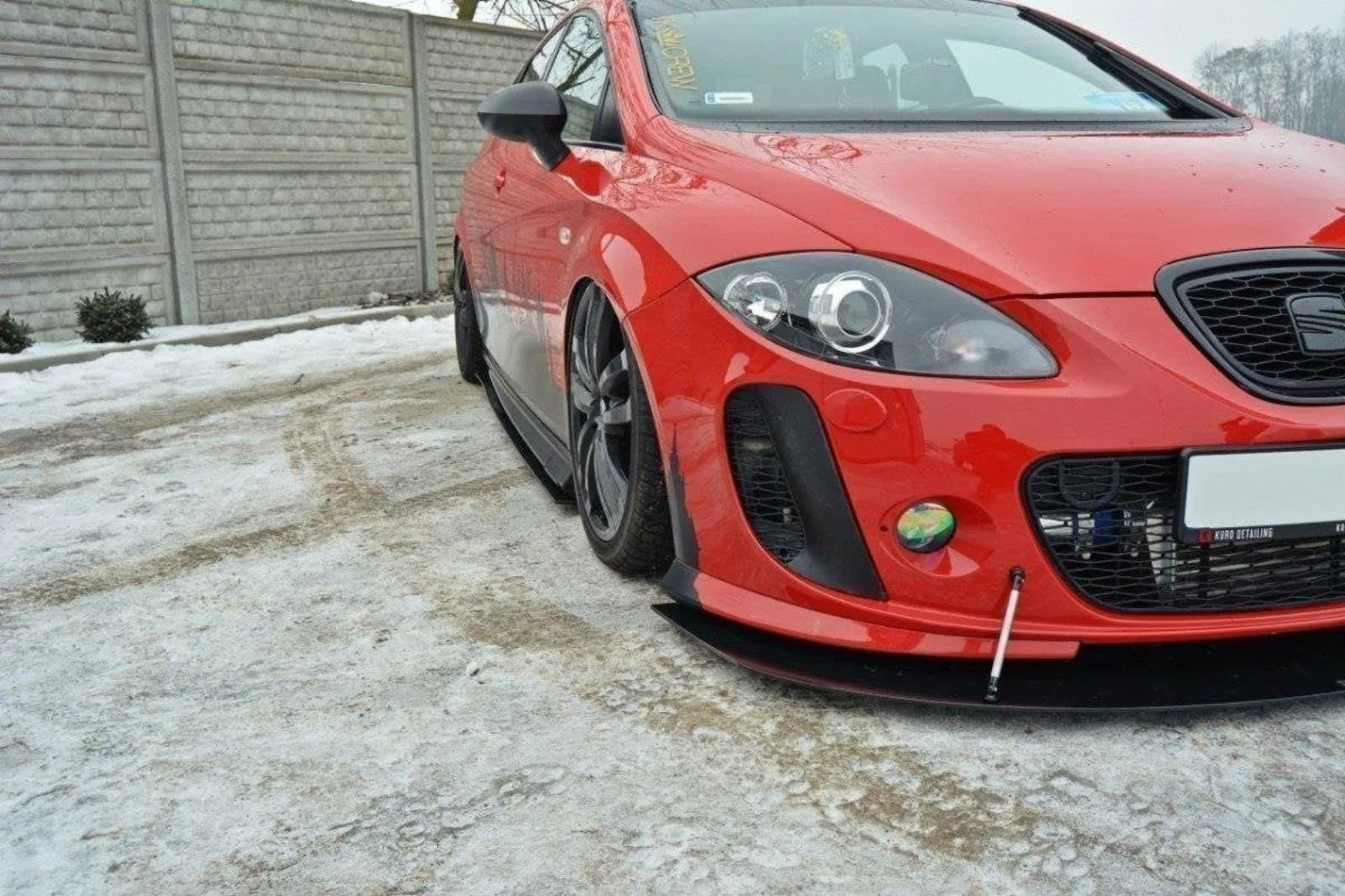 Side Skirts Diffusers Racing compatible with Seat Leon II MS Design
