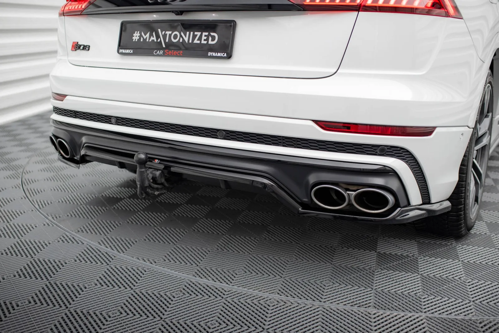 Rear Splitter (With Diffuser) compatible with Audi SQ8 Mk1