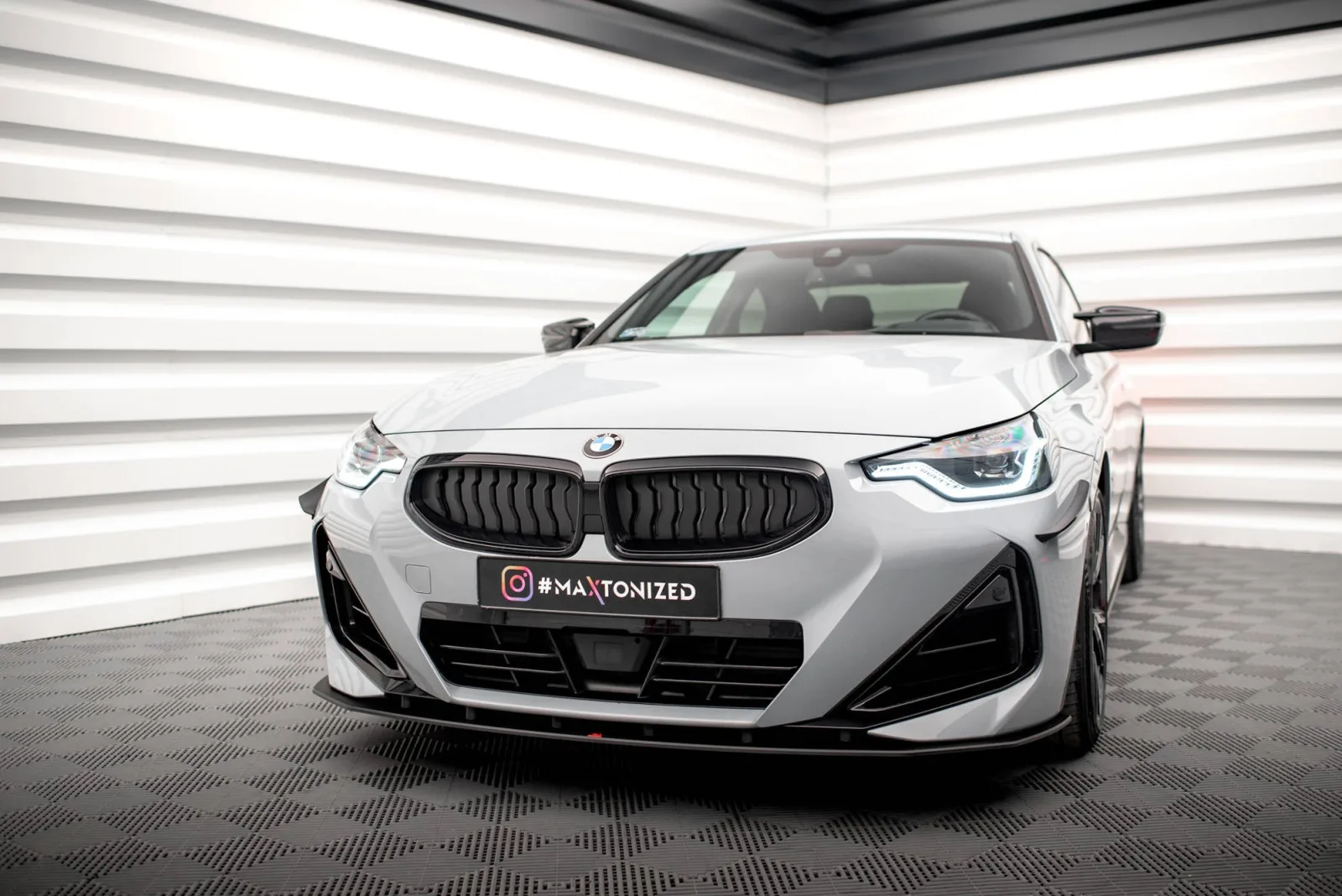 Front Splitter Street Pro compatible with BMW 2 Coupe M-Pack / M240i G42