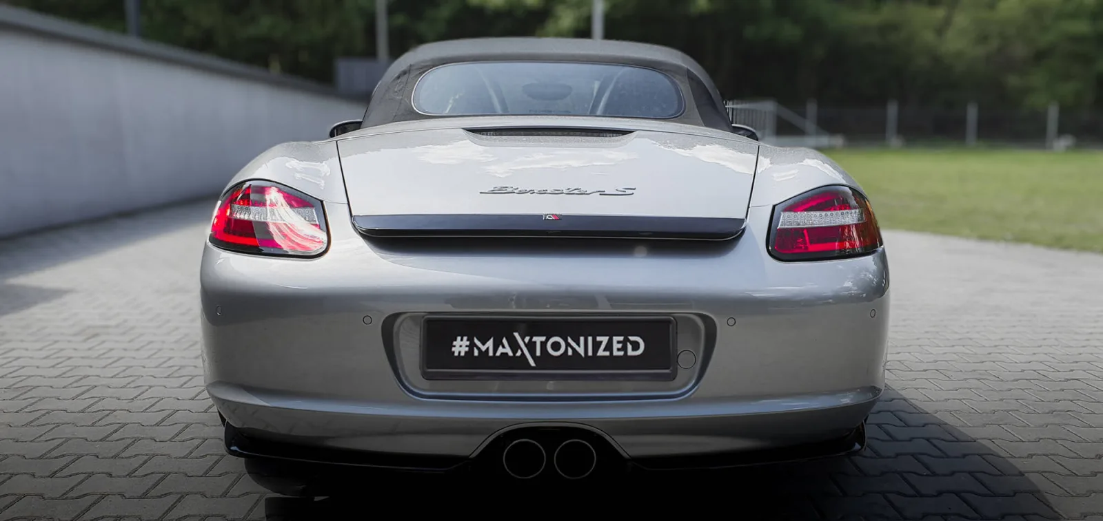 Rear Side Splitters compatible with Porsche Boxster 987
