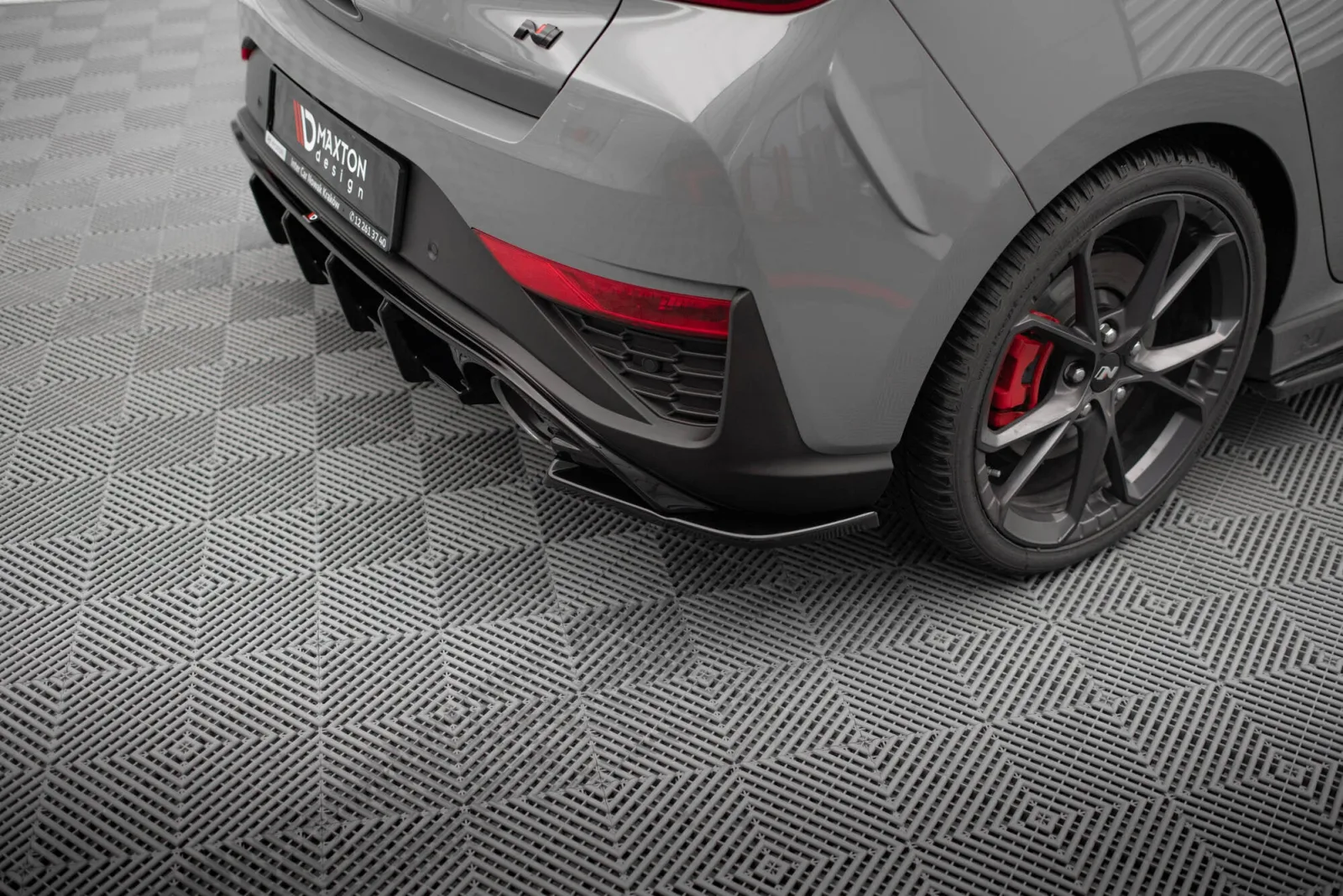 Rear Splitters V.5 compatible with Hyundai I30 N Hatchback Mk3 Facelift