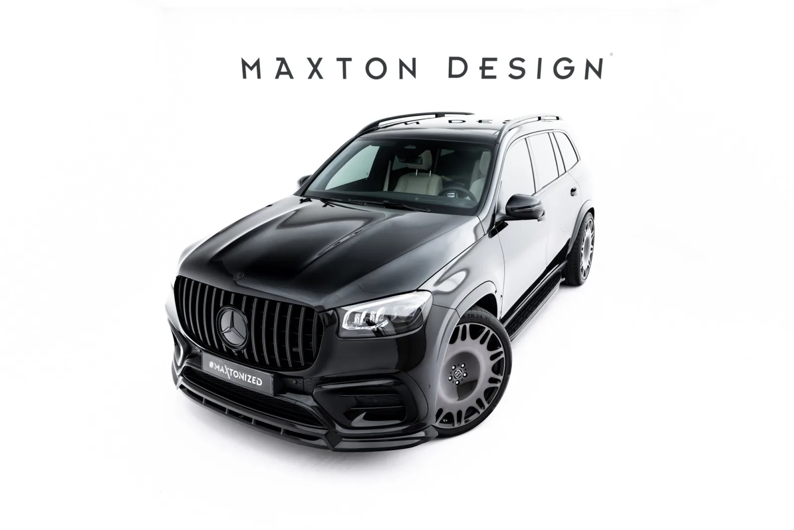 Front Splitter compatible with Mercedes-Benz GLS AMG-Line X167 Facelift