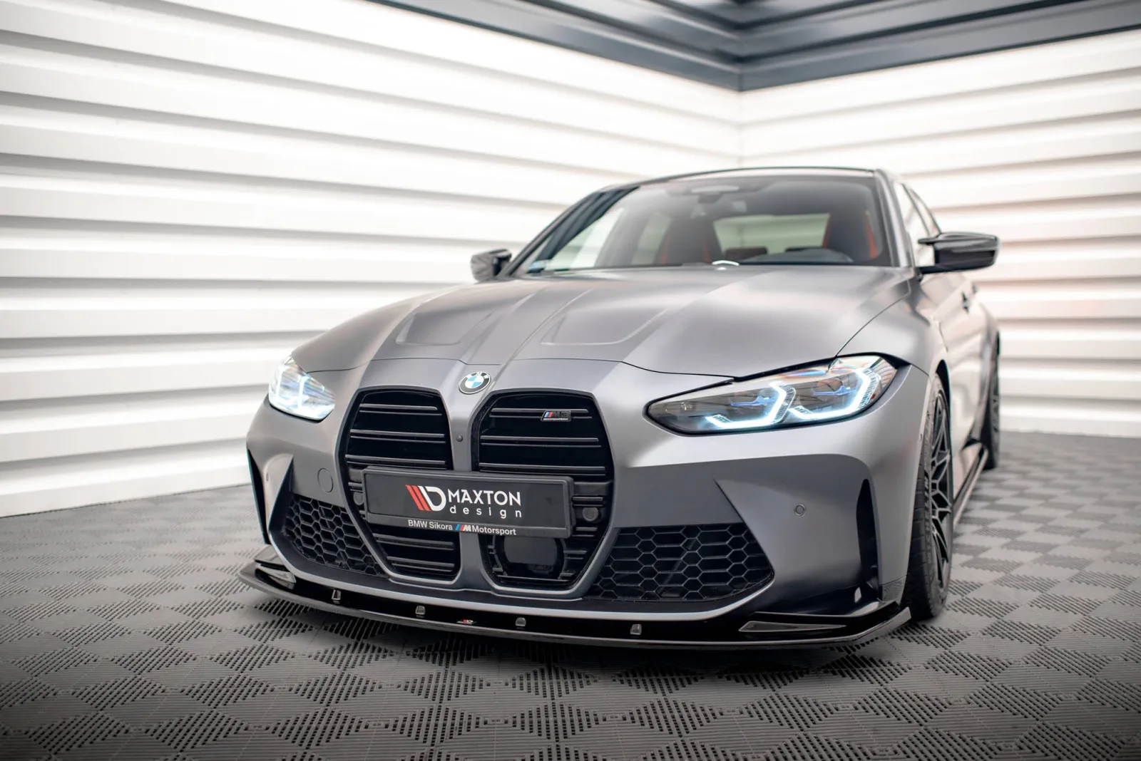Front Splitter V.1 compatible with BMW M3 Sedan / Touring G80 / G81