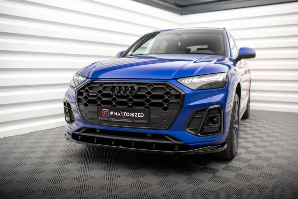 Front Splitter V.2 compatible with Audi SQ5 / Q5 S-Line SUV / Sportback Mk2 Facelift