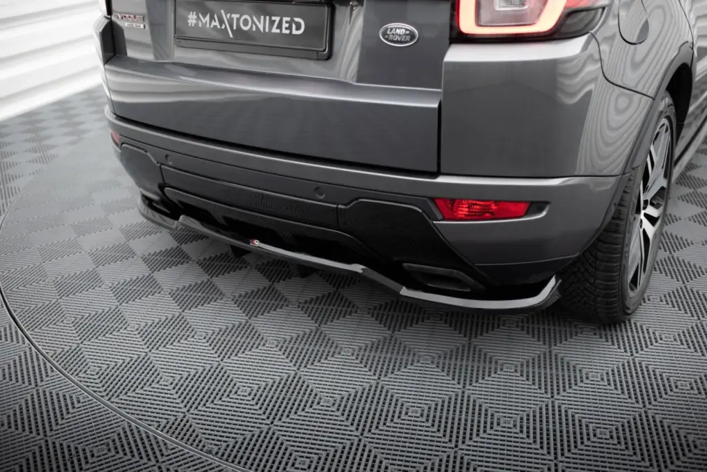 Rear Splitter (With Diffuser) compatible with Land Rover Range Rover Evoque HSE Dynamic Mk1 Facelift