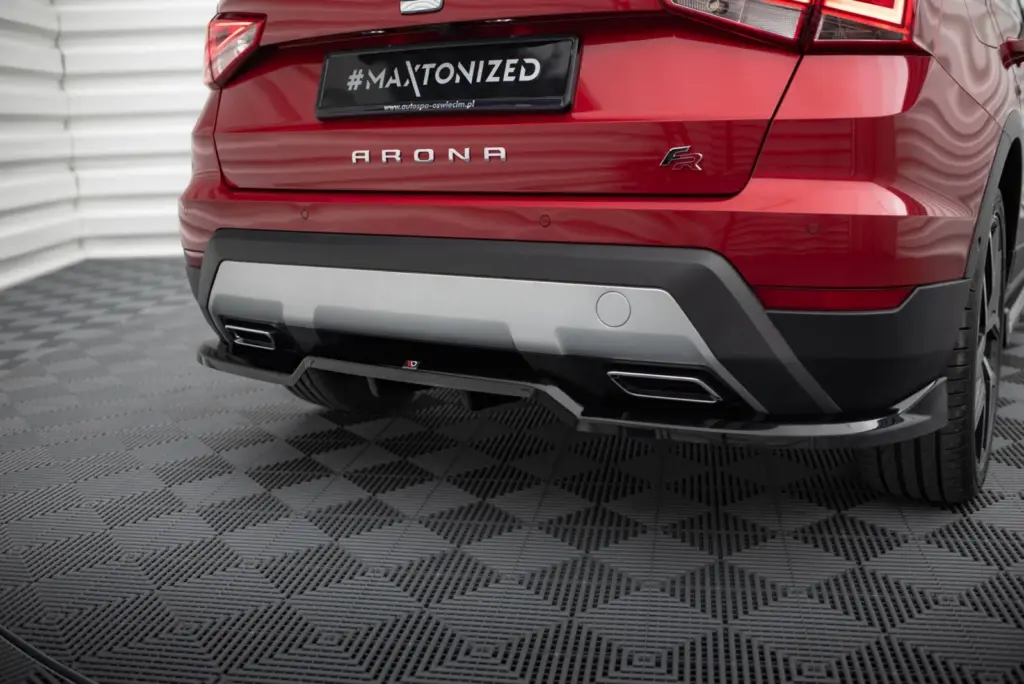 Rear Splitter (With Diffuser) compatible with Seat Arona FR Mk1