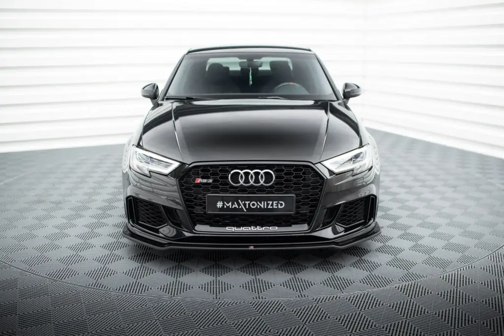 Front Splitter V.2 compatible with Audi RS3 Sedan 8V Facelift