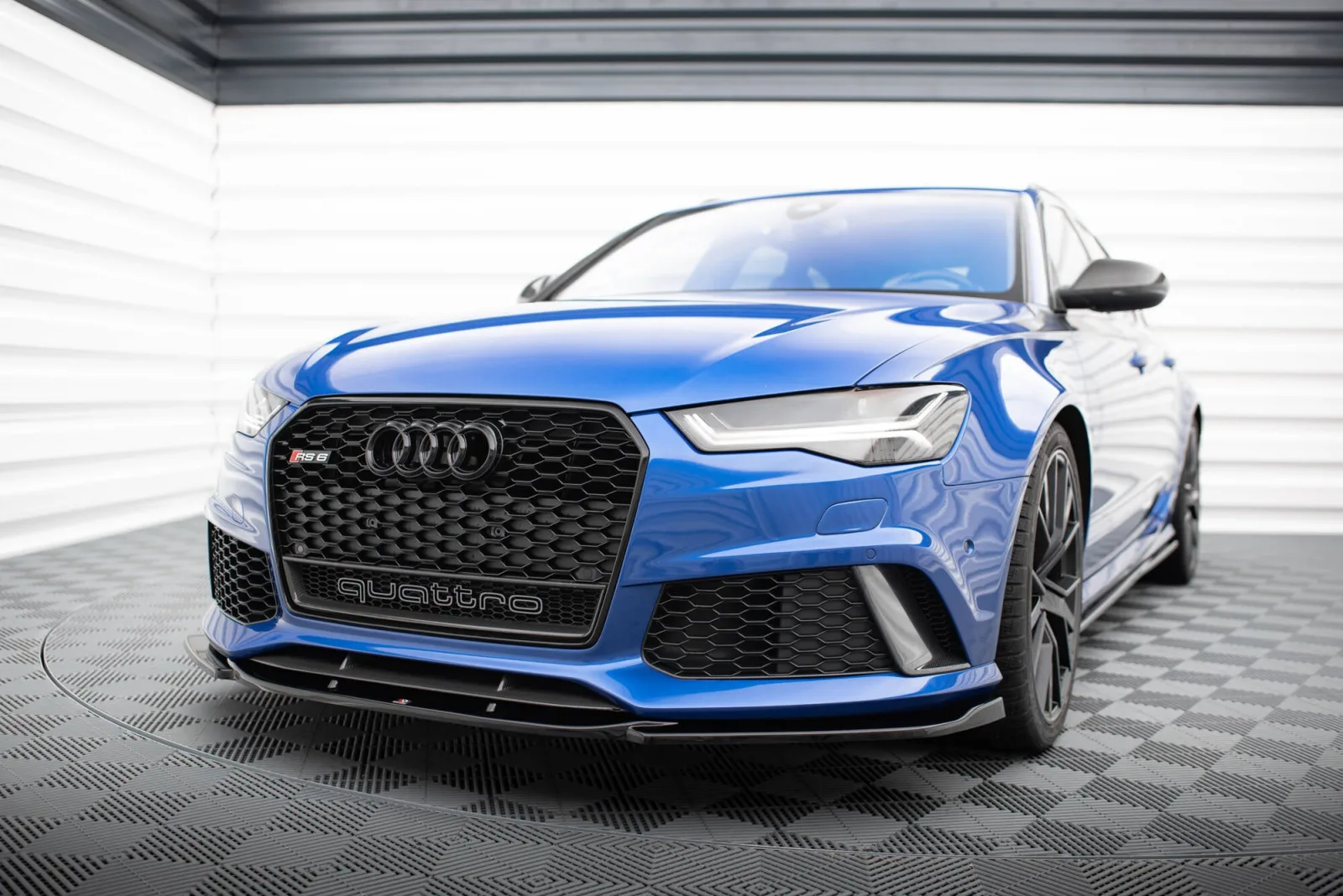 Front Splitter V.3 compatible with Audi RS6 C7 / C7 Facelift