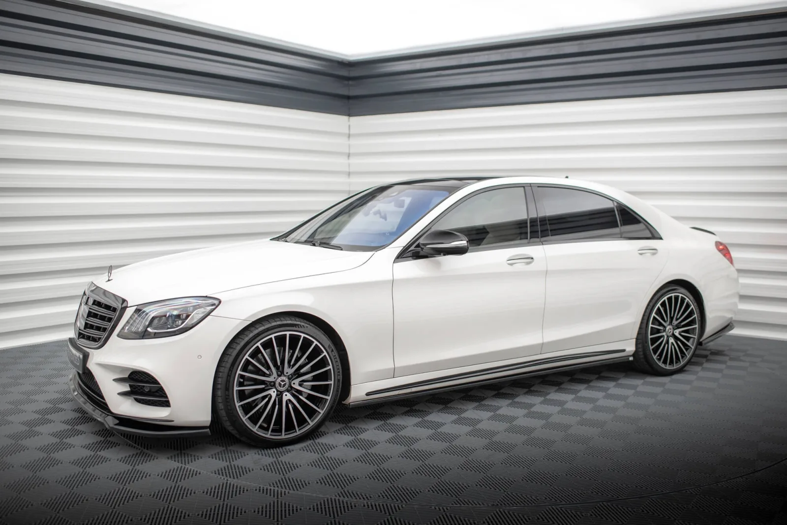 Set of Splitters compatible with Mercedes-Benz S Long AMG-Line W222 Facelift