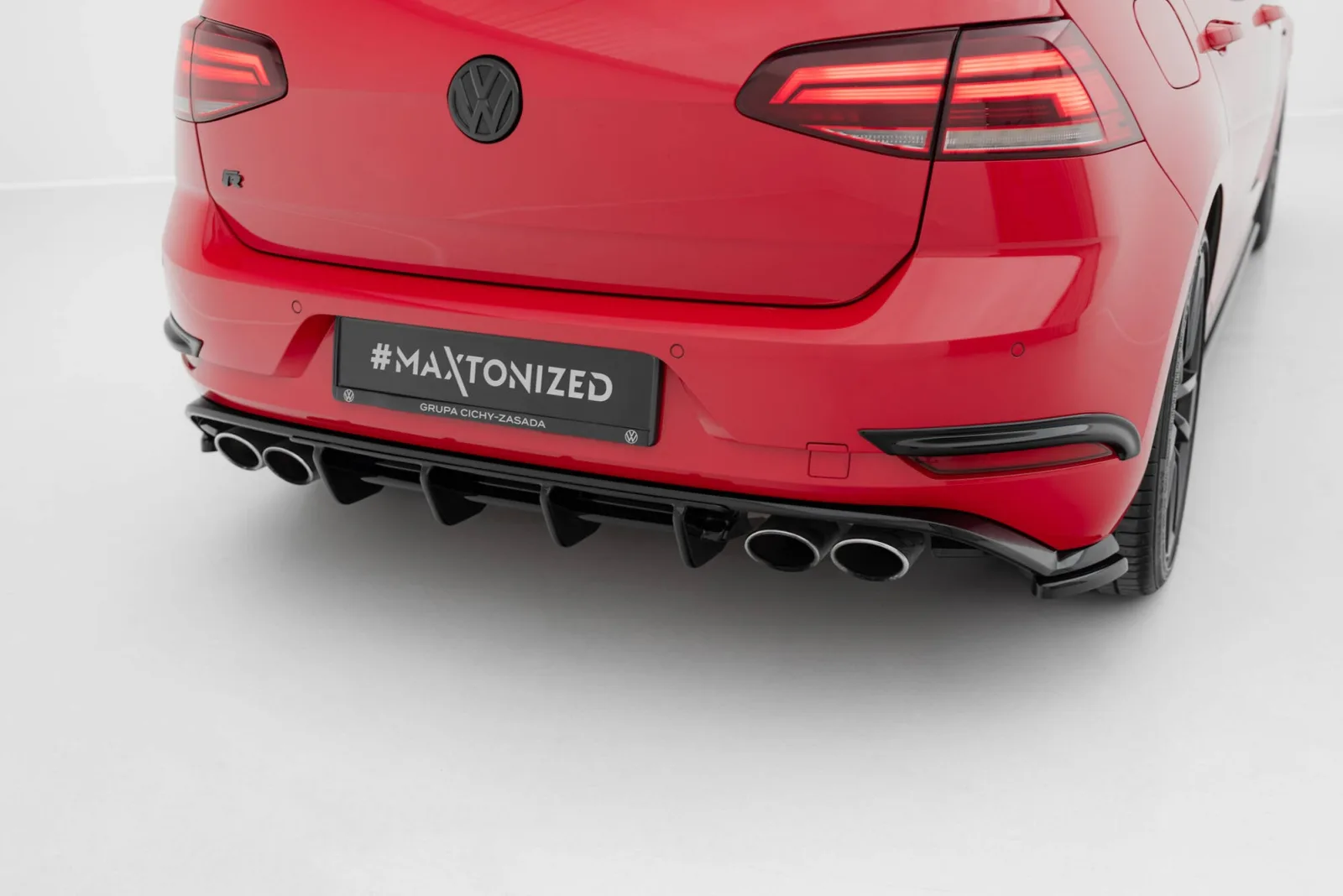 Rear Valance compatible with Volkswagen Golf R Hatchback R Mk7 Facelift