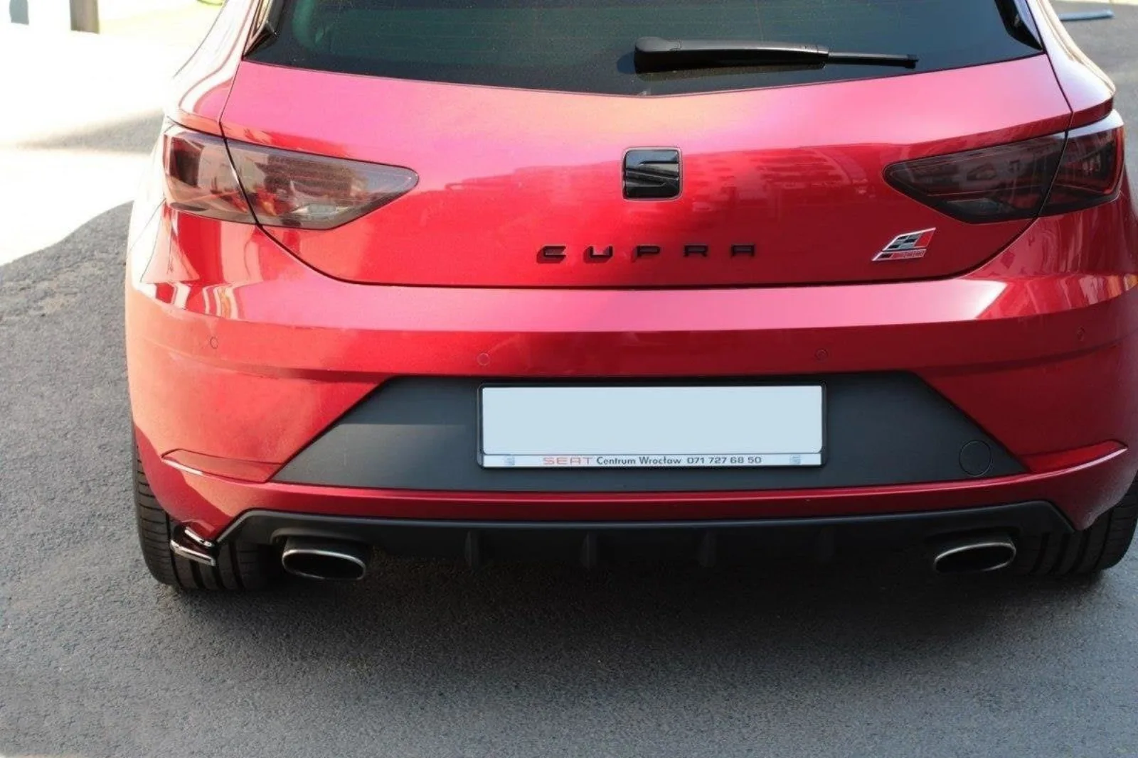 Rear Side Splitters V.2 compatible with Seat Leon Cupra Mk3 FL Hatchback