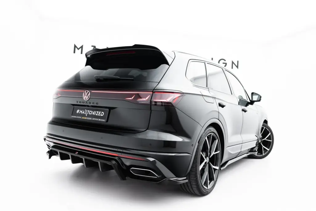 Rear Splitter (With Diffuser) compatible with Volkswagen Touareg R-Line Mk3 Facelift