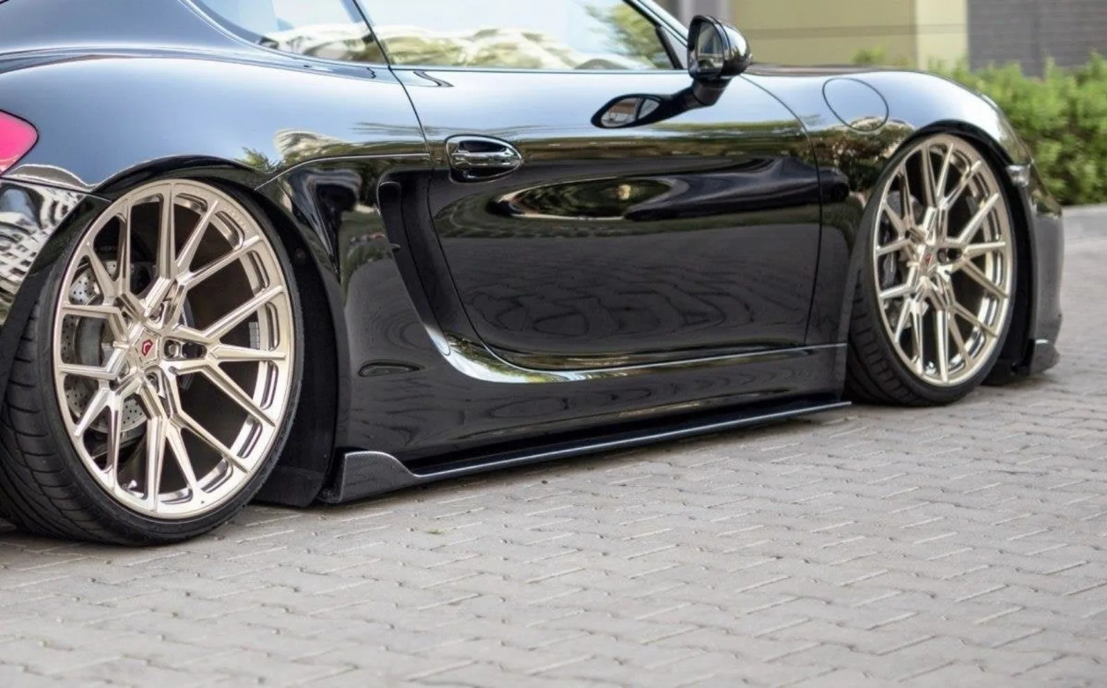 Side Skirts Diffusers compatible with Porsche Cayman Mk2 981C