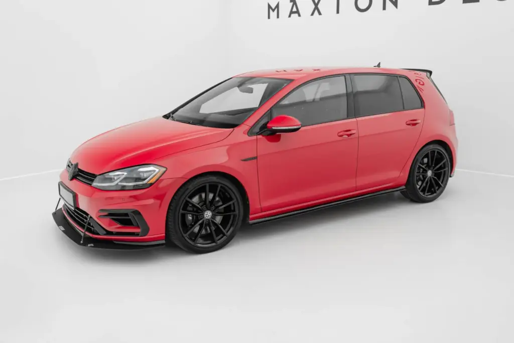 Side Skirts Diffusers Racing compatible with VW Golf 7 R / R-Line Facelift