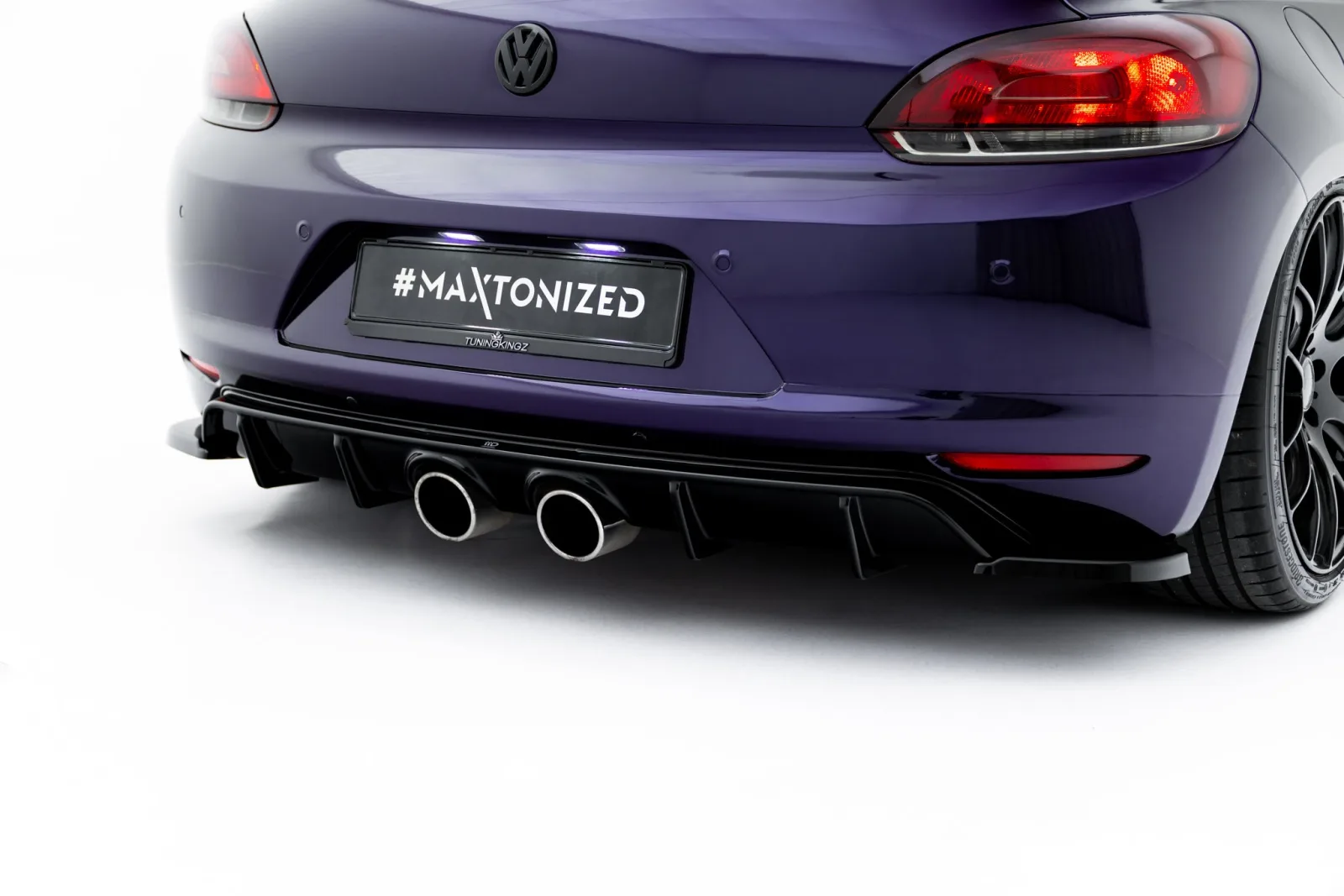 Rear Valance V.2 compatible with Volkswagen Scirocco Mk3 (exhaust R32)