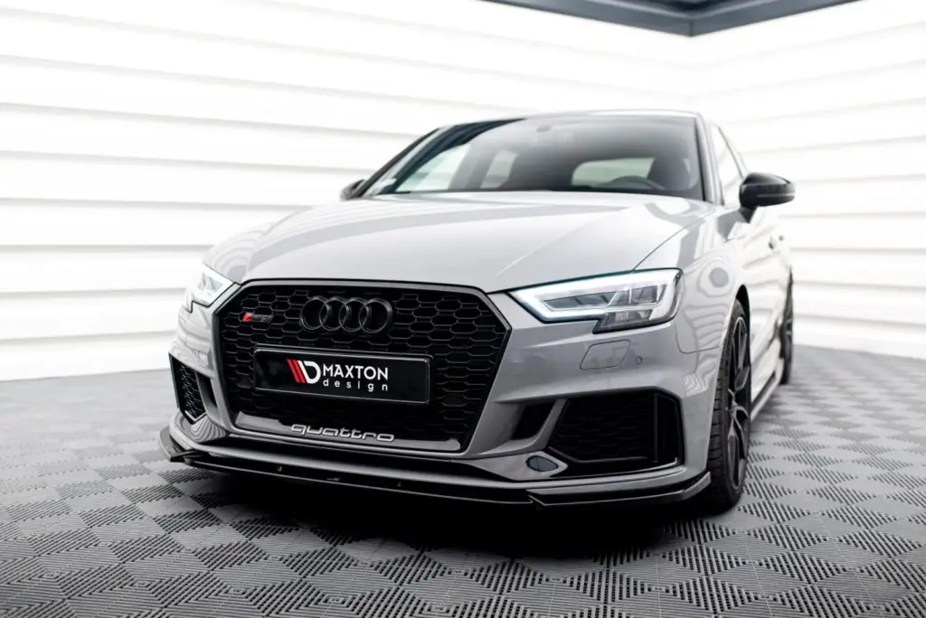 Front Splitter V.4 compatible with Audi RS3 8V FL Sportback
