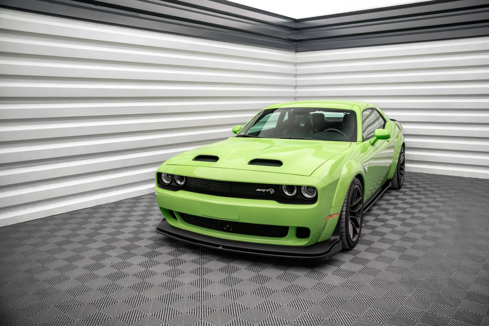 Front Splitter compatible with Dodge Challenger SRT Hellcat Widebody Mk3