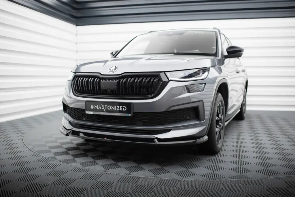 Front Splitter V.1 compatible with Skoda Kodiaq Sportline Mk1 Facelift