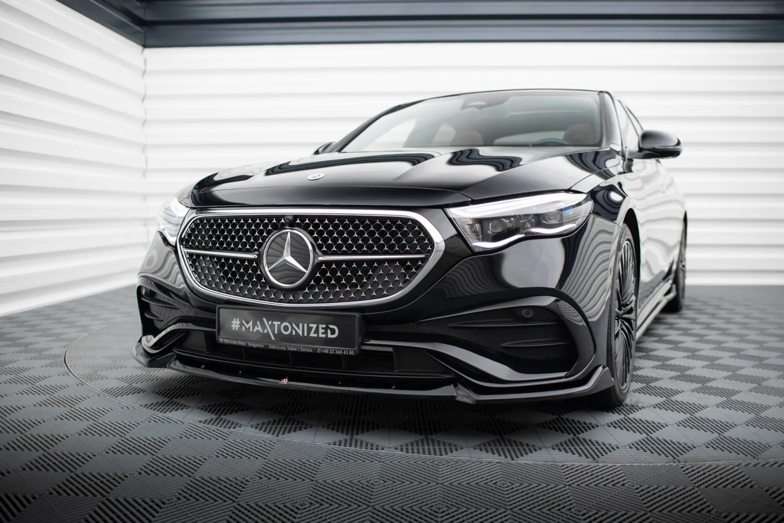 Front Splitter V.2 compatible with Mercedes-Benz E AMG-Line W214