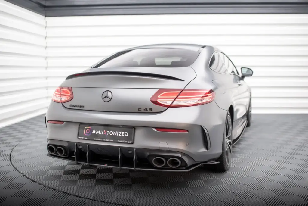 Rear Diffuser Street Pro compatible with Mercedes-AMG C43 Coupe / Cabrio C205 Facelift / A205 Facelift