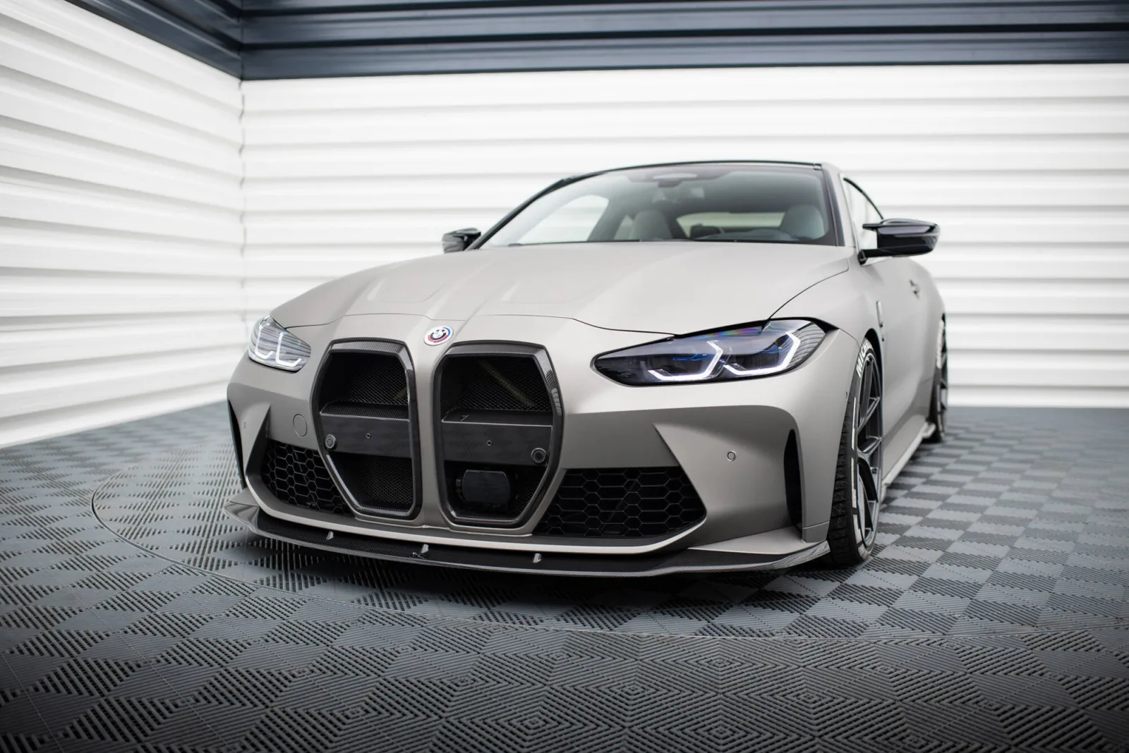 Prepreg Carbon Front Splitter V.3 compatible with BMW M4 G82 / M3 G80