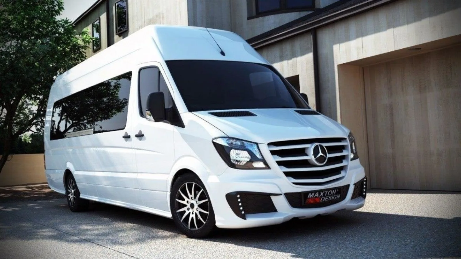 Front Bumper compatible with Mercedes Sprinter II FL 13+