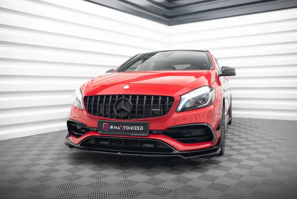 Front Splitter V.2 compatible with Mercedes-Benz A45 Aero W176 Facelift