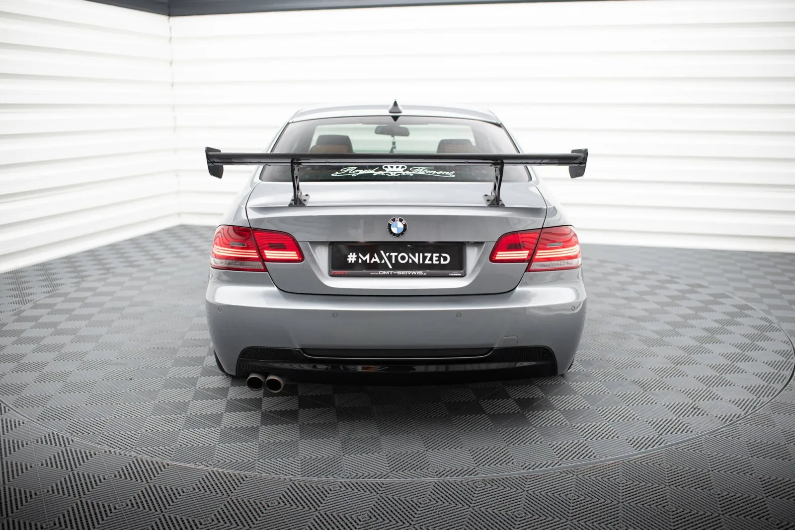 Carbon Spoiler With Internal Brackets compatible with BMW 3 / M3 Coupe E92