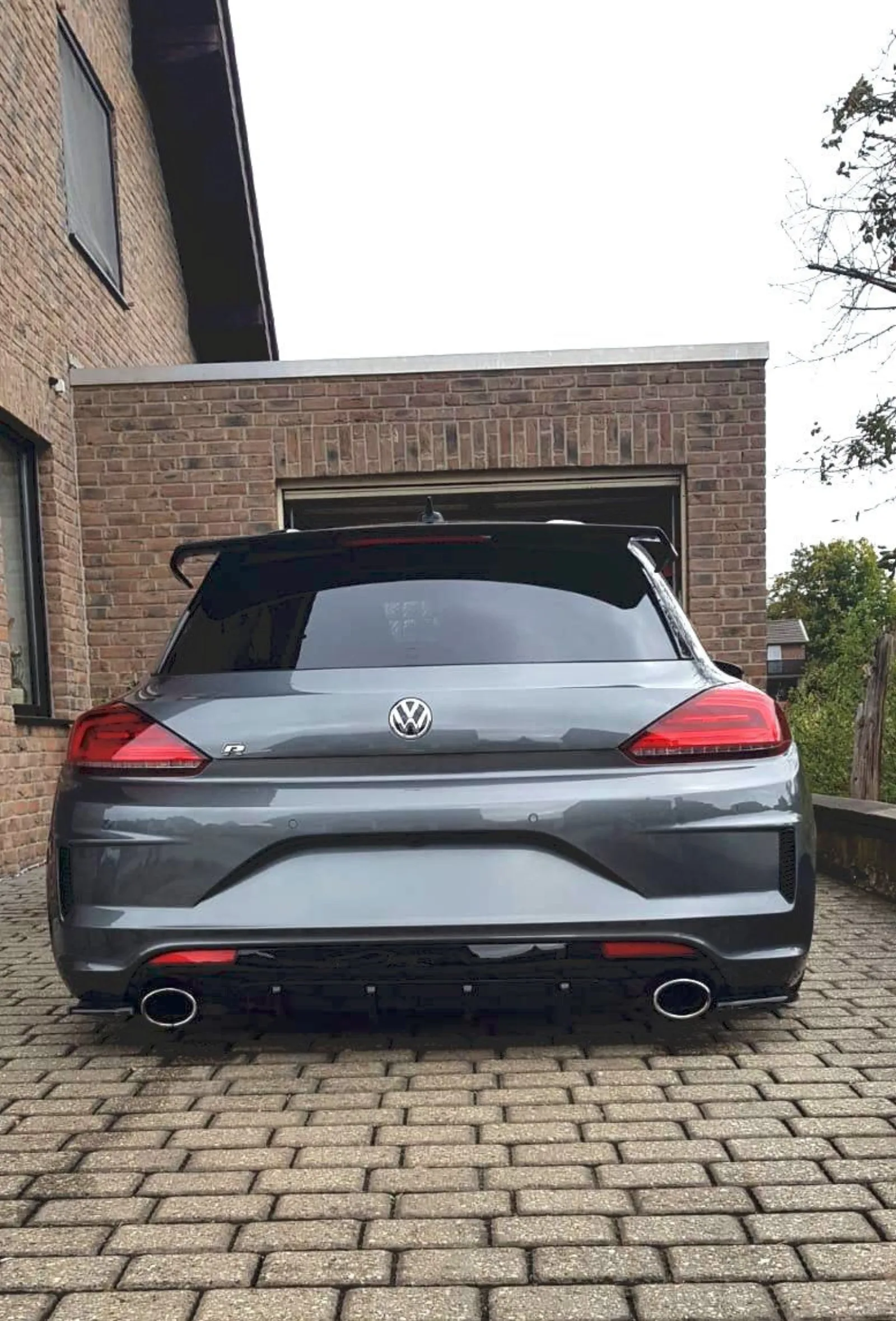 Rear Valance compatible with VOLKSWAGEN SCIROCCO MK.3 R FACELIFT