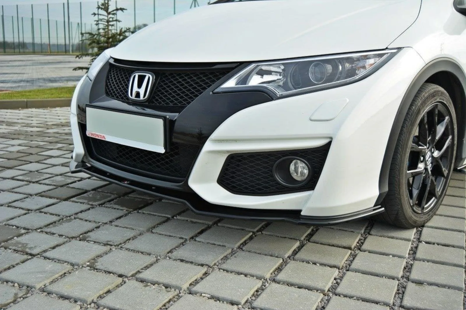 Front Splitter compatible with Honda Civic Mk9 Facelift