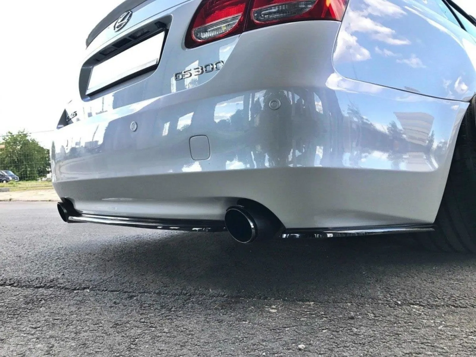 Rear Splitter compatible with Lexus GS 300 Mk3 Facelift (Without Diffuser)