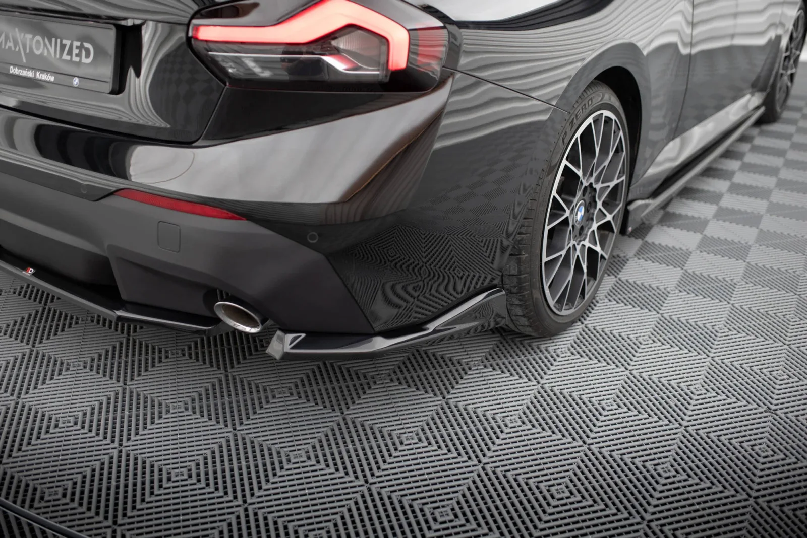 Rear Side Splitters V.2 compatible with BMW 2 Coupe G42