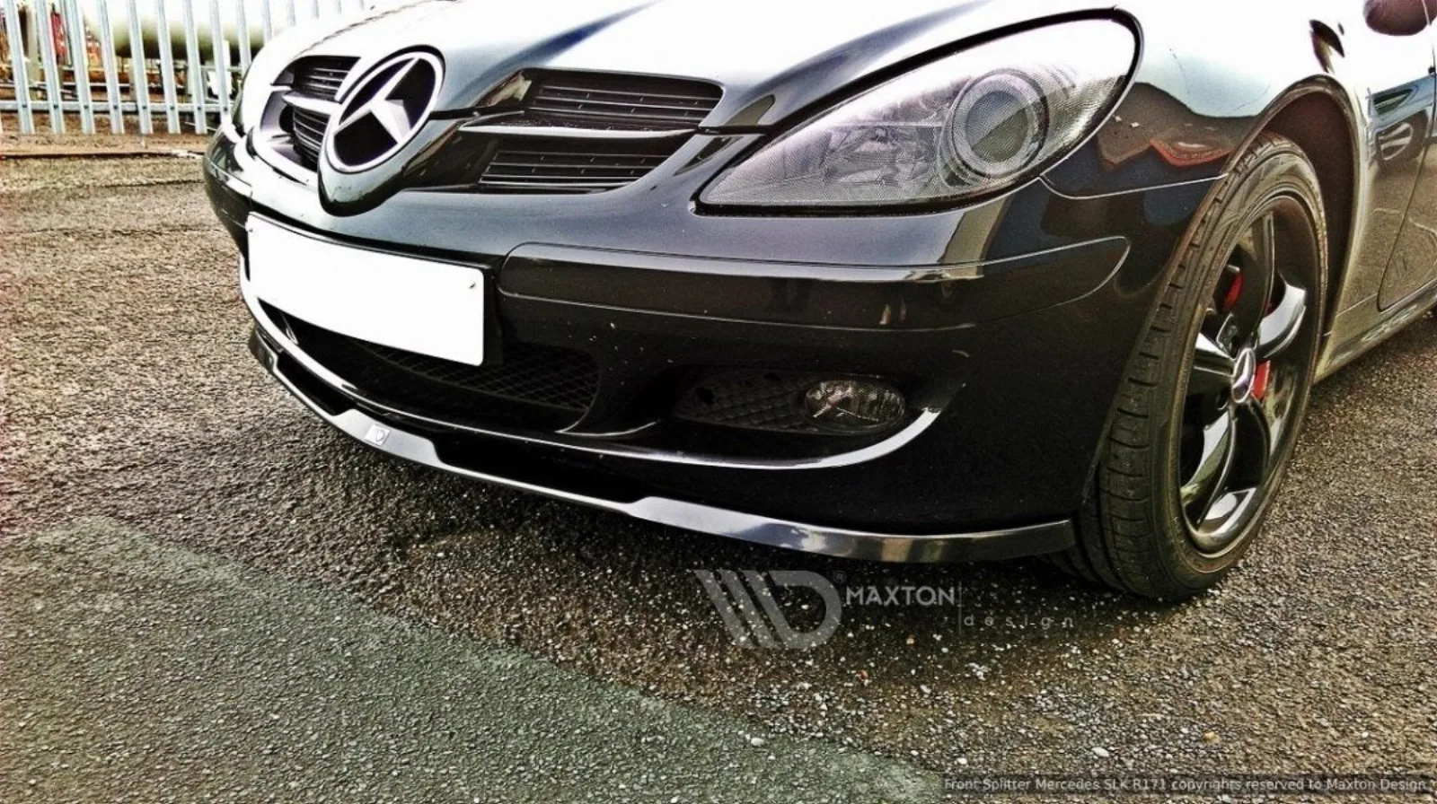 Front Splitter compatible with Mercedes SLK R171 Standard Bumper