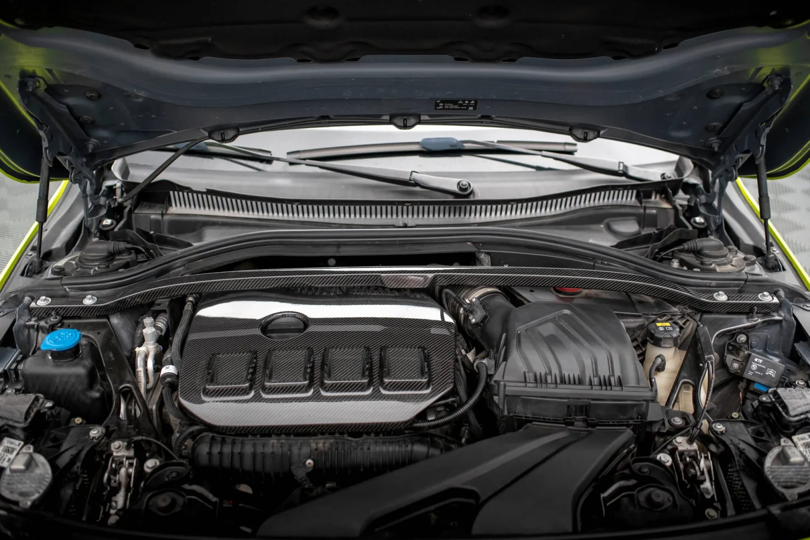 Carbon Strut Bar Cover compatible with BMW 1 F40 M135i