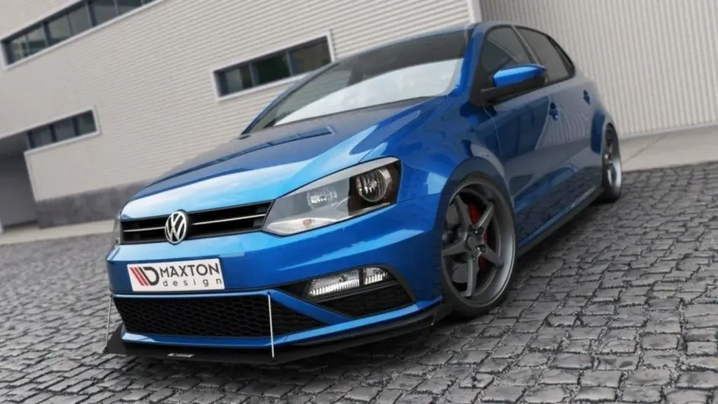 Front Splitter Racing (with wings) compatible with Volkswagen Polo GTI Mk5 Facelift