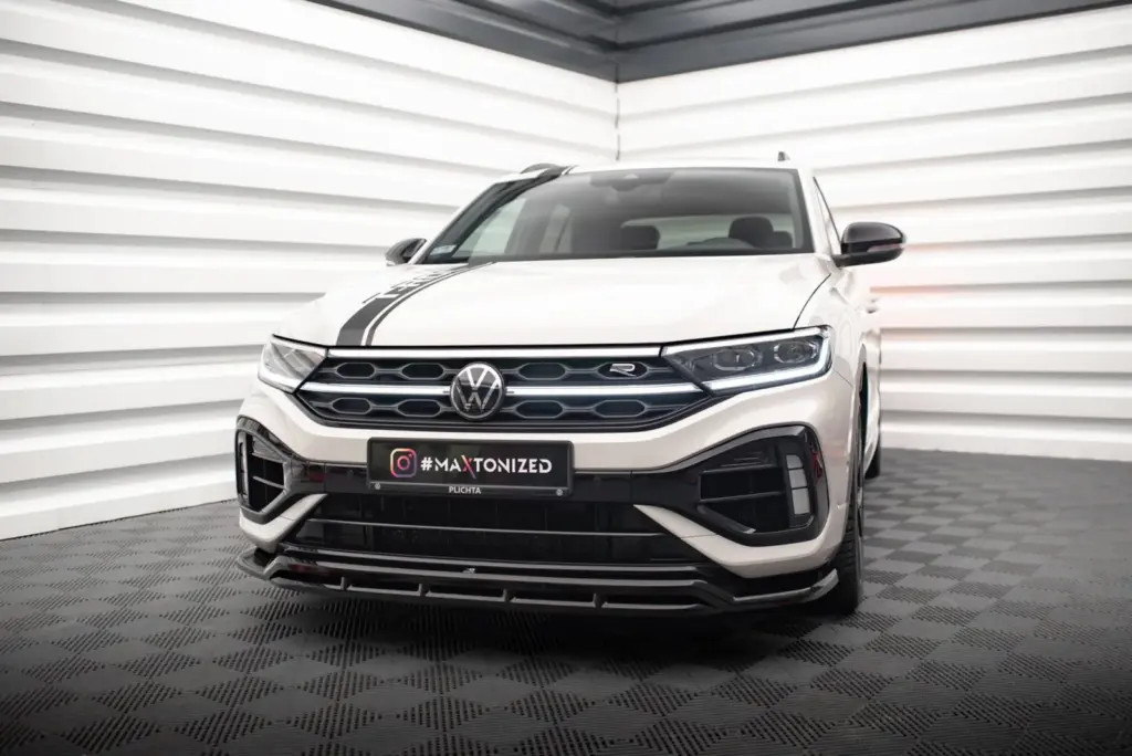 Front Splitter V.1 compatible with Volkswagen T-Roc R / R-Line Mk1 Facelift