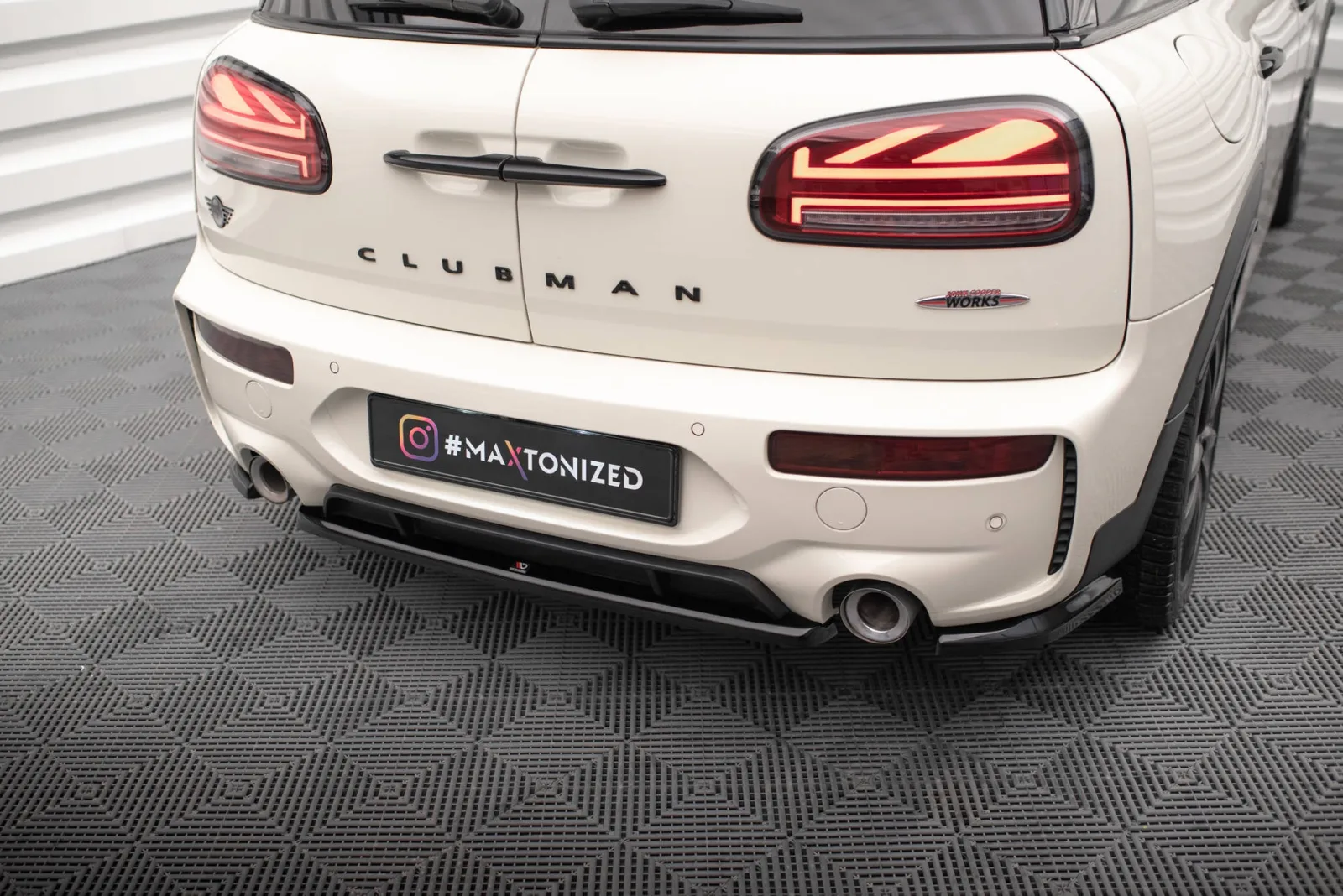 Rear Splitter compatible with Mini Cooper Clubman John Cooper Works F54 Facelift