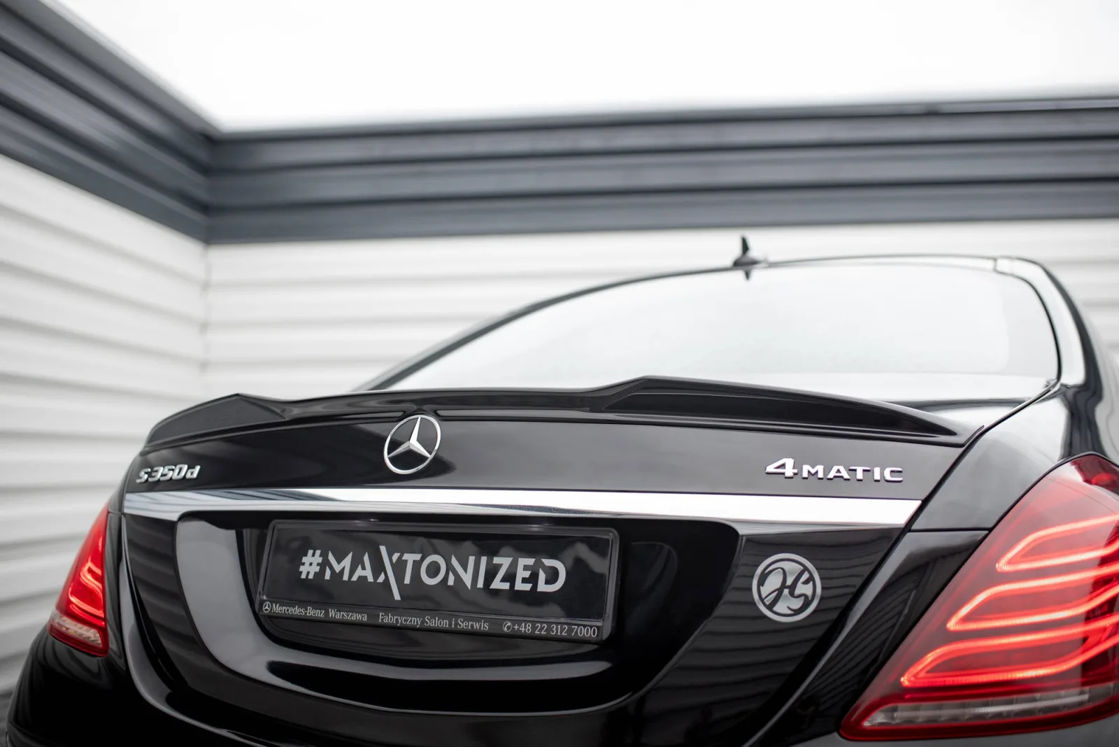 Spoiler Cap 3D compatible with Mercedes-Benz S W222 / W222 Facelift