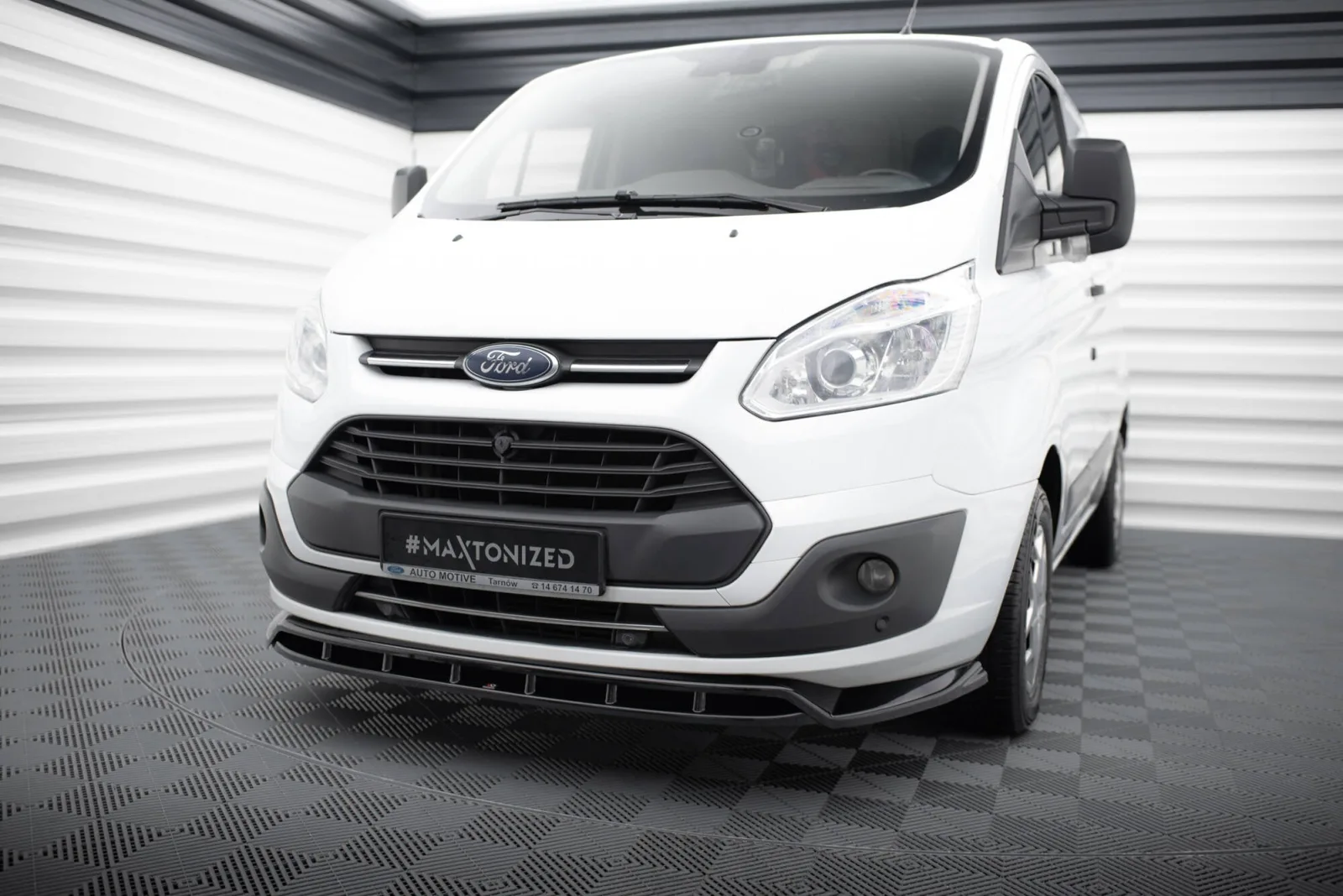 Front Splitter compatible with Ford Transit Custom Mk1