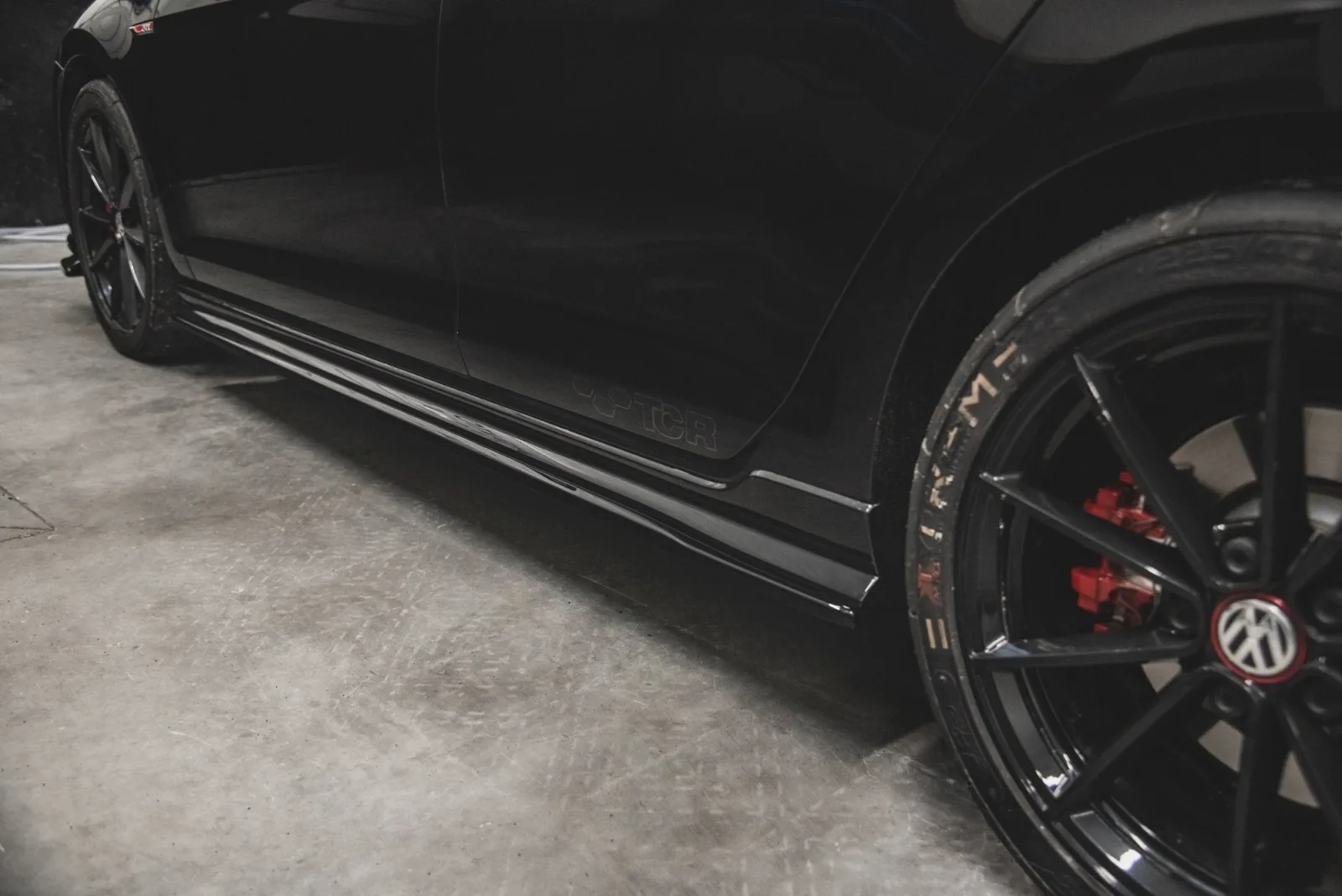 Side Skirts Diffusers compatible with Volkswagen Golf GTI TCR Mk7