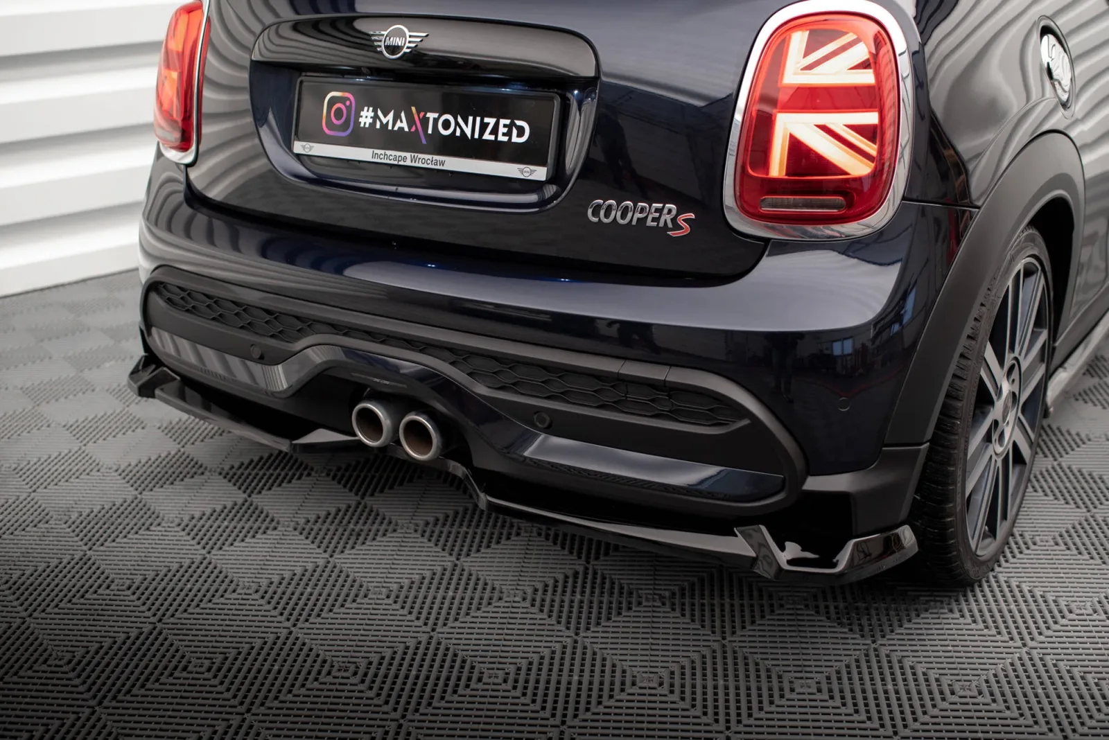 Rear Splitter compatible with Mini Cooper S F56 Facelift
