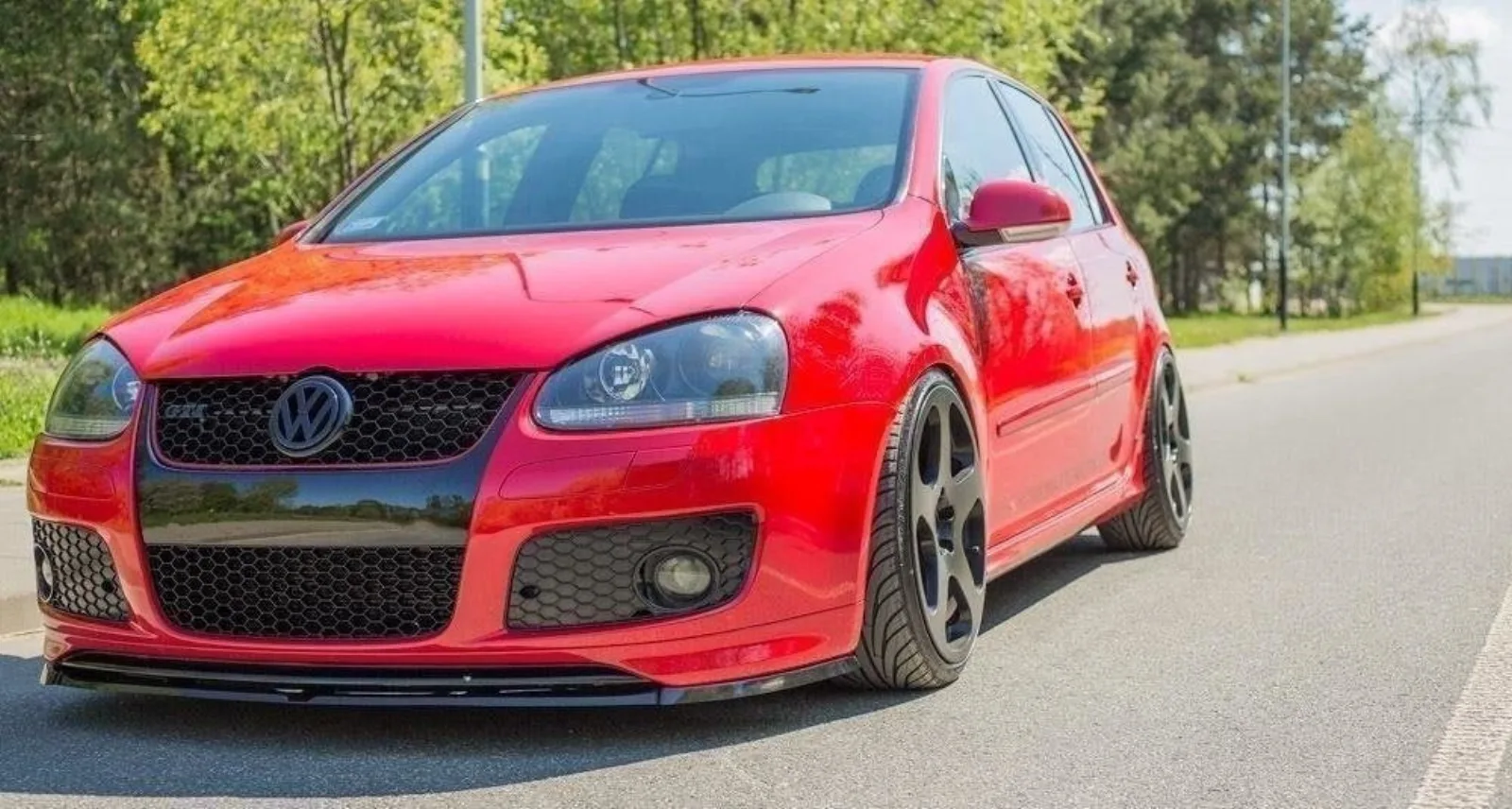 Front Splitter compatible with VW Golf 5 GTI (for Bumper Front 30th)