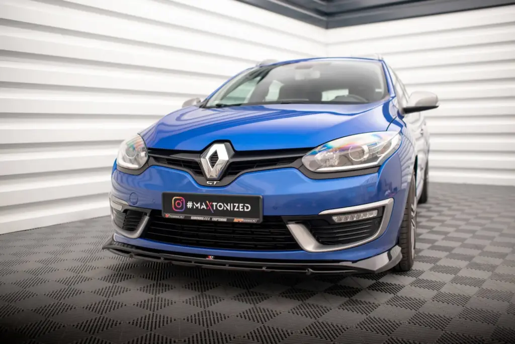 Front Splitter compatible with Renault Megane GT Line Grandtour Mk3 Facelift