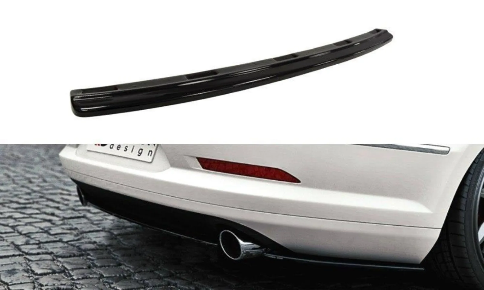 Rear Splitter compatible with VW Passat CC R36 Rline Pre-Facelift (Without Diffuser)
