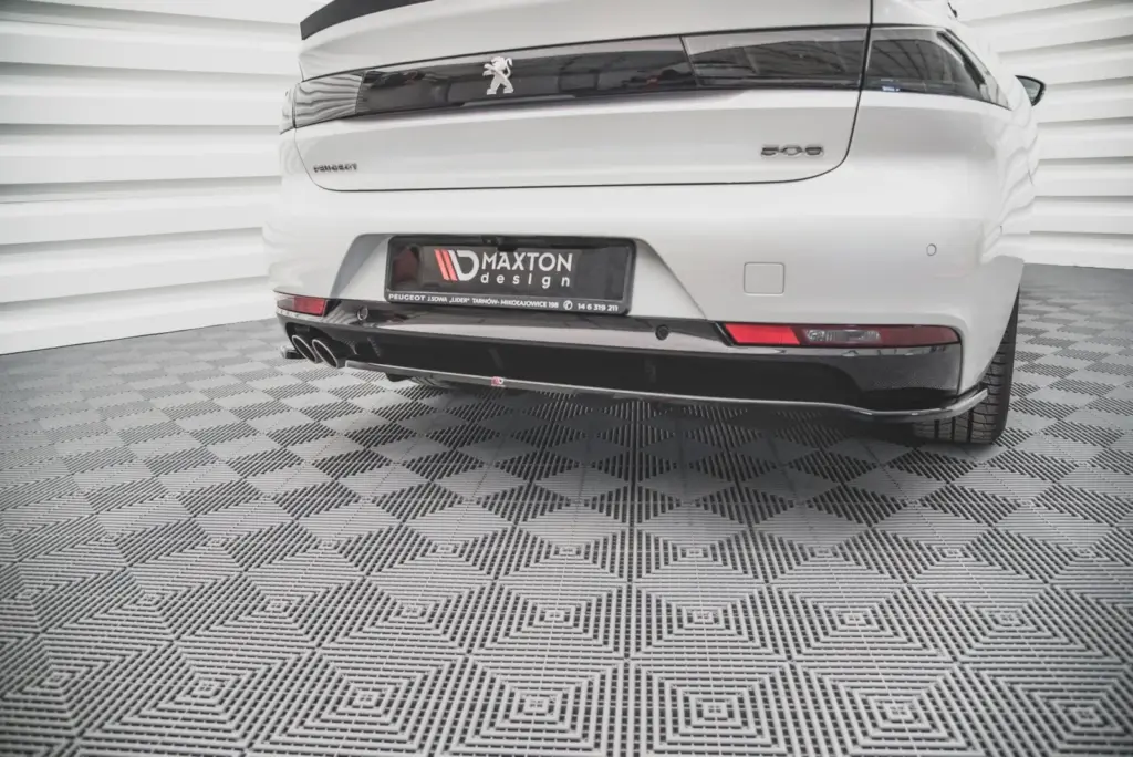 Rear Splitter (With Diffuser) compatible with Peugeot 508 Diesel Mk2