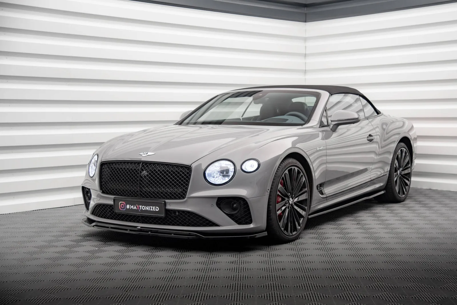 Front Splitter compatible with Bentley Continental Convertible GT Mk3